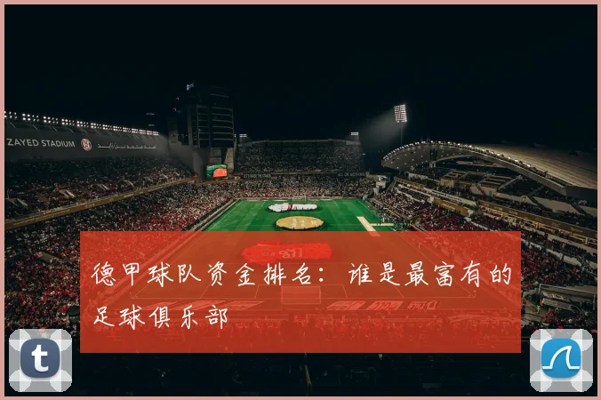 德甲球队资金排名:谁是最富有的足球俱乐部